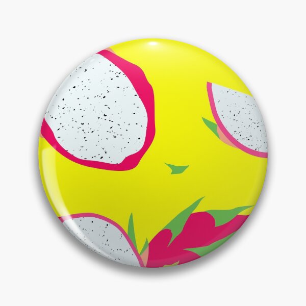 Item preview, Dragon fruit on yellow background designed and sold by Juliarch.