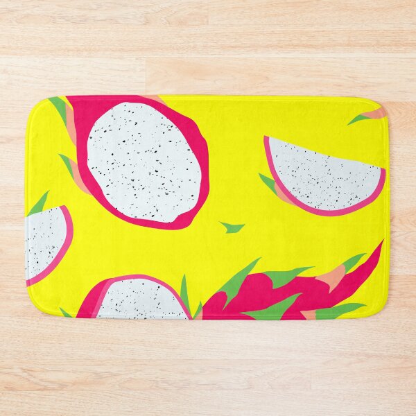Item preview, Dragon fruit on yellow background designed and sold by Juliarch.