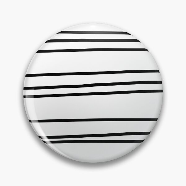 Item preview, Modern simple trendy black and white hand drawn striped pattern designed and sold by UDDesign.
