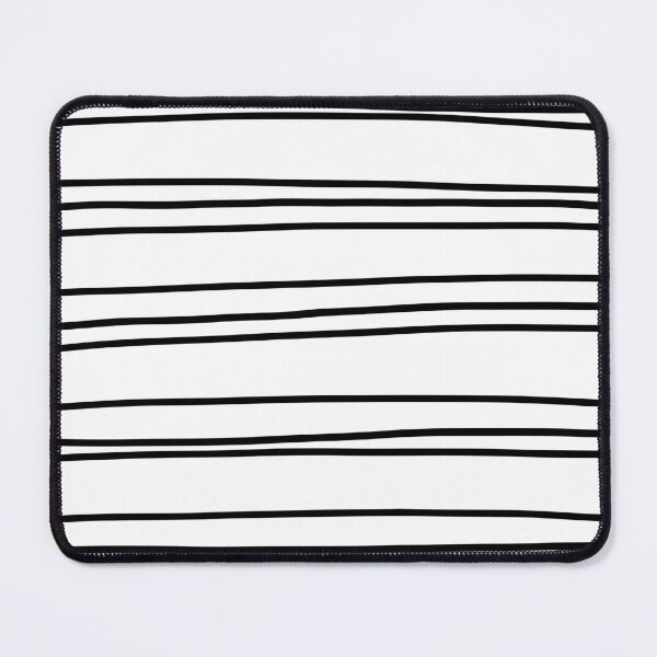 Item preview, Modern simple trendy black and white hand drawn striped pattern designed and sold by UDDesign.