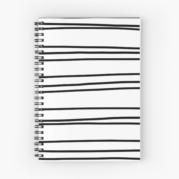 Item preview, Modern simple trendy black and white hand drawn striped pattern designed and sold by UDDesign.