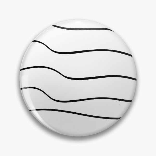 Item preview, Modern simple trendy wiggle black and white hand drawn striped pattern designed and sold by UDDesign.