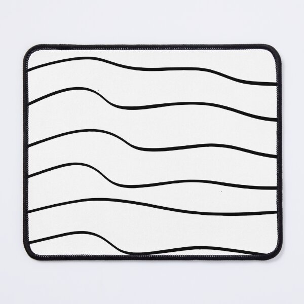 Item preview, Modern simple trendy wiggle black and white hand drawn striped pattern designed and sold by UDDesign.