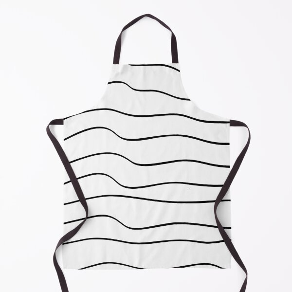 Item preview, Modern simple trendy wiggle black and white hand drawn striped pattern designed and sold by UDDesign.
