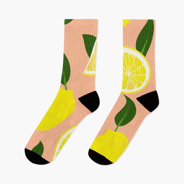 Item preview, Lemons on powder orange background designed and sold by Juliarch.