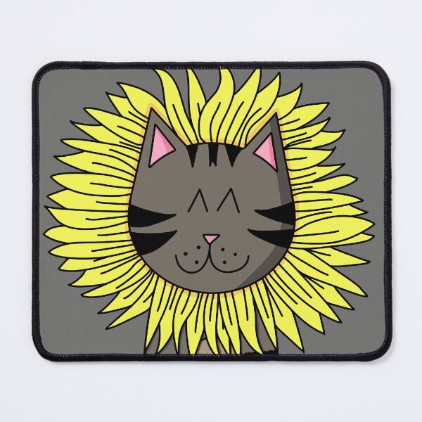 Item preview, Happy Sunflower Cat (Copper) designed and sold by HollyCat.