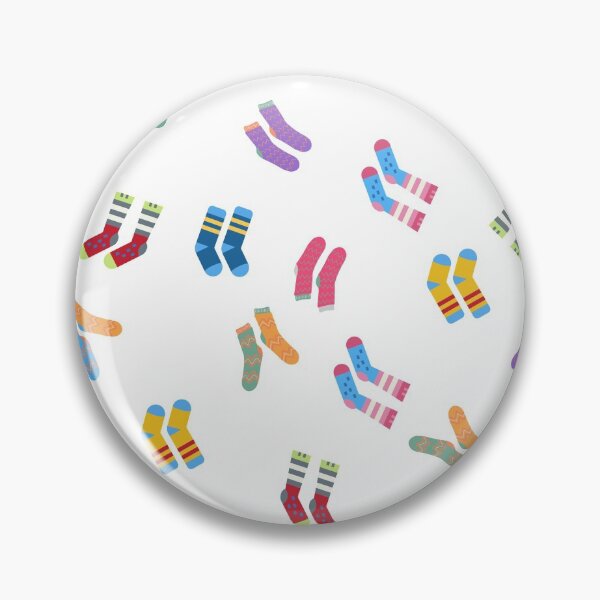 Item preview, Cute socks colorful seamless pattern designed and sold by chuckletuckle.