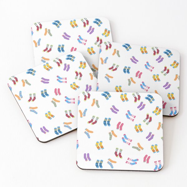 Item preview, Cute socks colorful seamless pattern designed and sold by chuckletuckle.