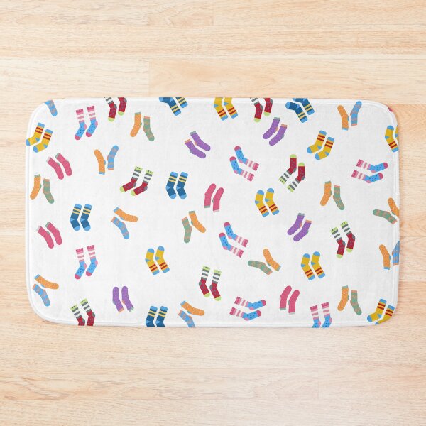 Item preview, Cute socks colorful seamless pattern designed and sold by chuckletuckle.