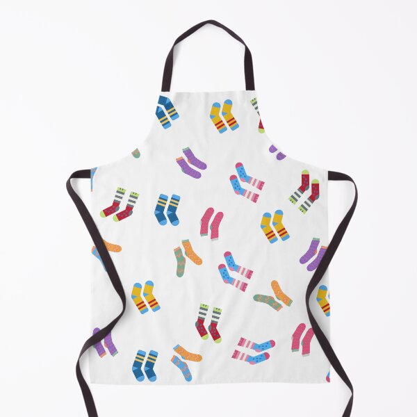 Item preview, Cute socks colorful seamless pattern designed and sold by chuckletuckle.