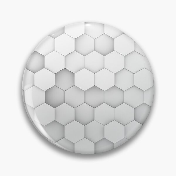 Item preview, Fondo de patrón geométrico de panal hexagonal blanco desplazado al azar designed and sold by UDDesign.