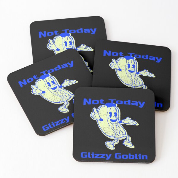 Item preview, Not Today Glizzy Goblin Hotdog Meme/Glizzy Memes/Glizzy tshirts & Glizzy Stickers designed and sold by LMcDs.