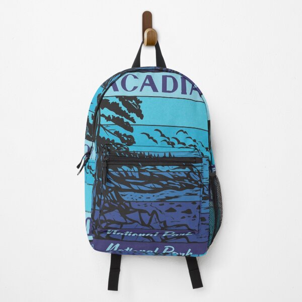 Item preview, Acadia National Park Blue Retro Sunset 02 designed and sold by JordanHolmes.