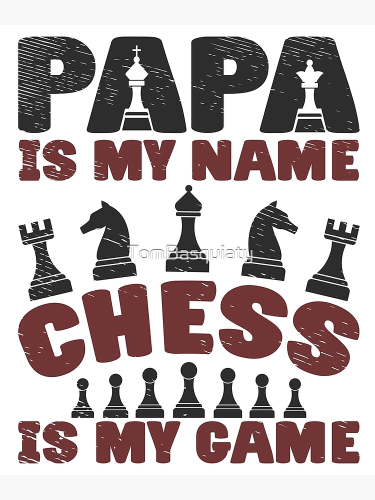 "Chess Lovers Board Games Dad Chess Players" Poster for Sale by