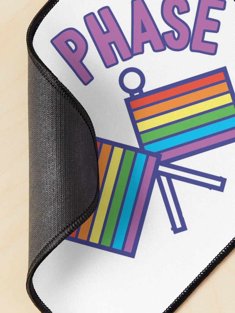 Alternate view of Not a phase: gay rights rainbow flags LGBTQ Mouse Pad