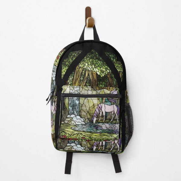 Item preview, The Enchanted Grove ~ Stained Glass Window designed and sold by Ninja-Basilisk.