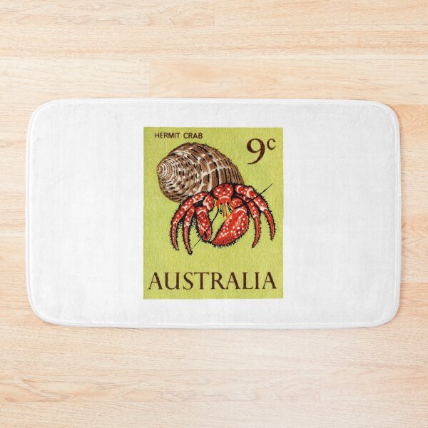 Item preview, 1966 AUSTRALIA Hermit Crab Postage Stamp designed and sold by retrographics.