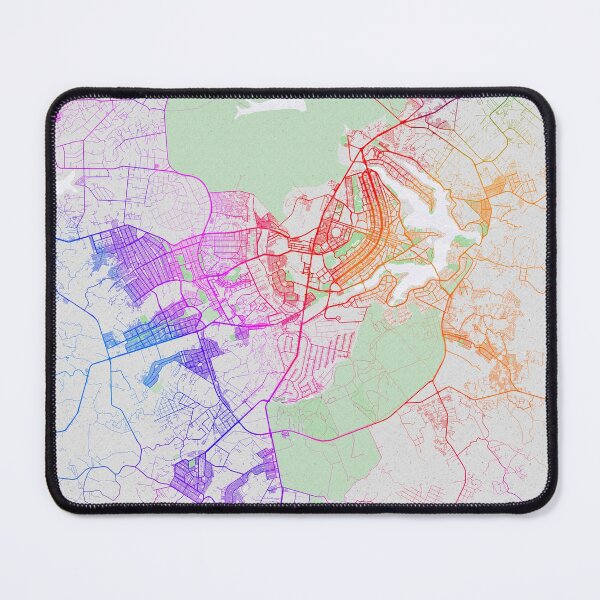 Item preview, Brasilia City Map of Brazil - Colorful designed and sold by deMAP.