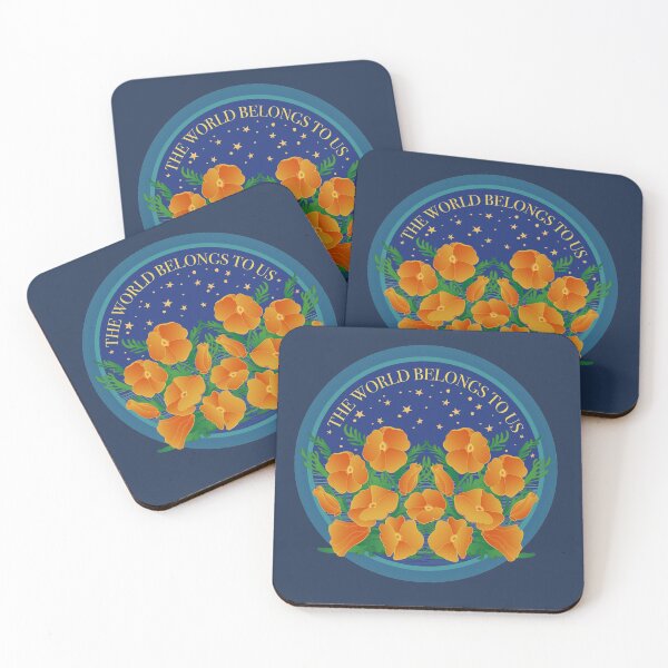 Item preview, The World Belongs To Us! Protect The California Poppies! designed and sold by spatiumnatura.