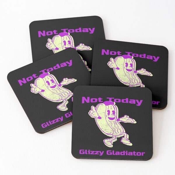 Item preview, Not Today Glizzy Gladiator Hotdog Meme/Glizzy Memes/Glizzy tshirts & Glizzy Stickers designed and sold by LMcDs.