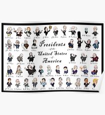 Präsidenten der USA 2016 Update Poster