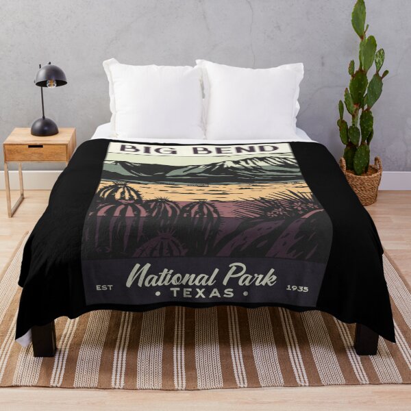 Item preview, Big Bend National Park Desert Retro Sunset designed and sold by JordanHolmes.
