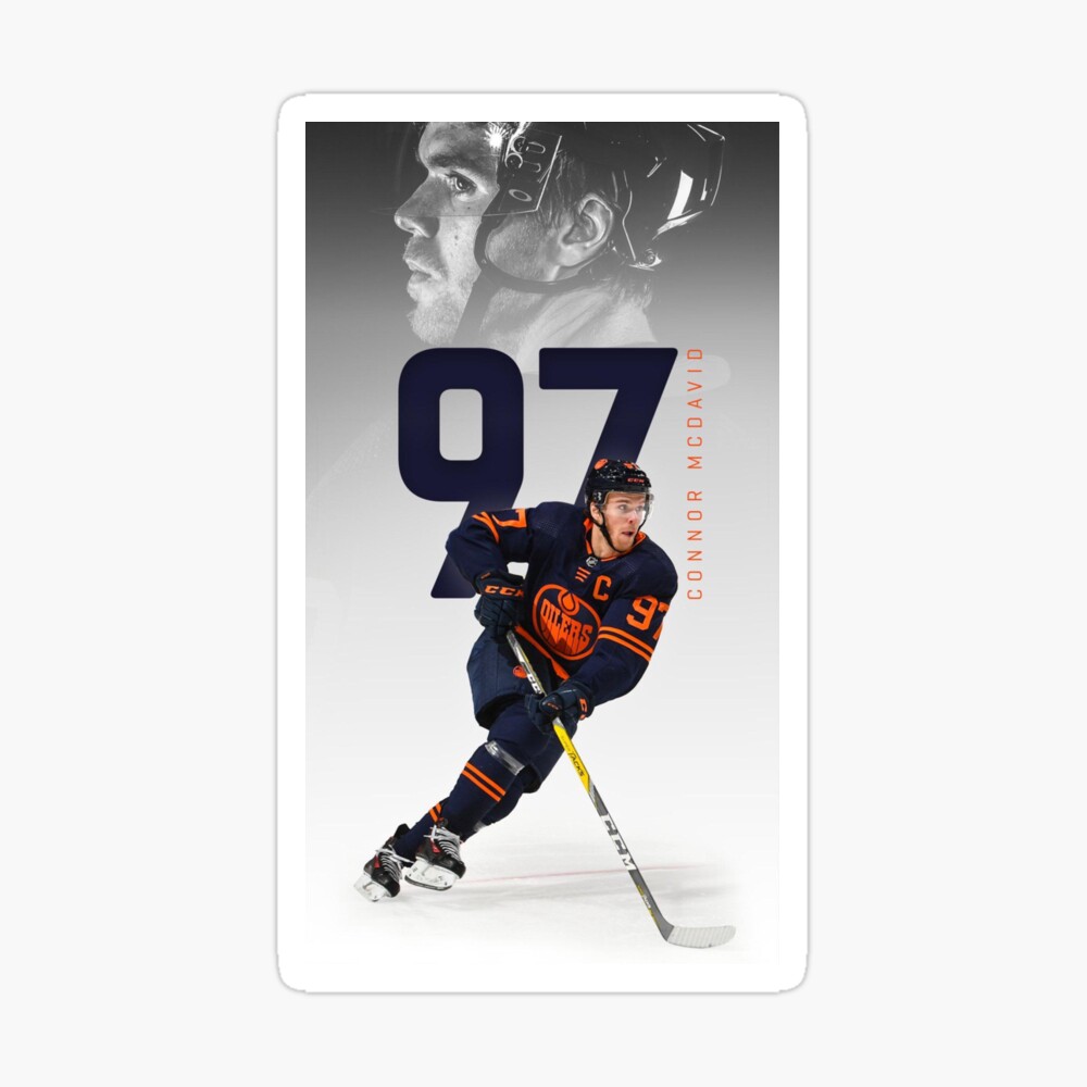 Connor McDavid alternate jersey Poster for Sale by kmarn93