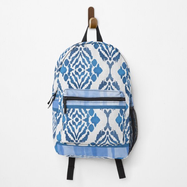 Item preview, IKAT BLUE STRIPES designed and sold by Urbaun.