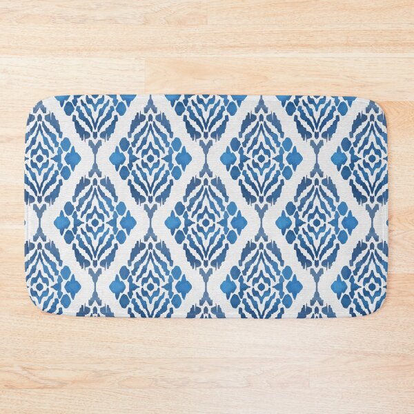 Item preview, IKAT BLUE STRIPES designed and sold by Urbaun.