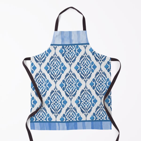 Item preview, IKAT BLUE STRIPES designed and sold by Urbaun.