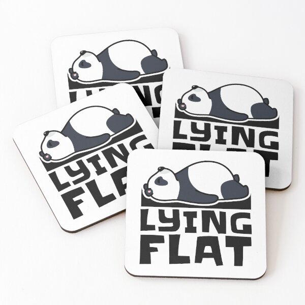 Item preview, Lying Flat Tang Ping Panda Bear, Lie Flat Movement designed and sold by Maria Garcia.