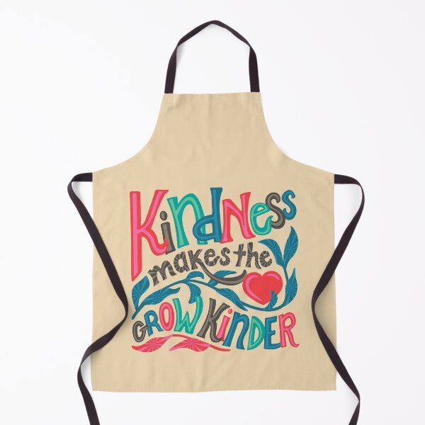 Item preview, KINDNESS MAKES THE HEART GROW KINDER UPLIFTING LETTERING QUOTE - UnBlink Studio by Jackie Tahara designed and sold by Jackie Tahara of UnBlink Studio.