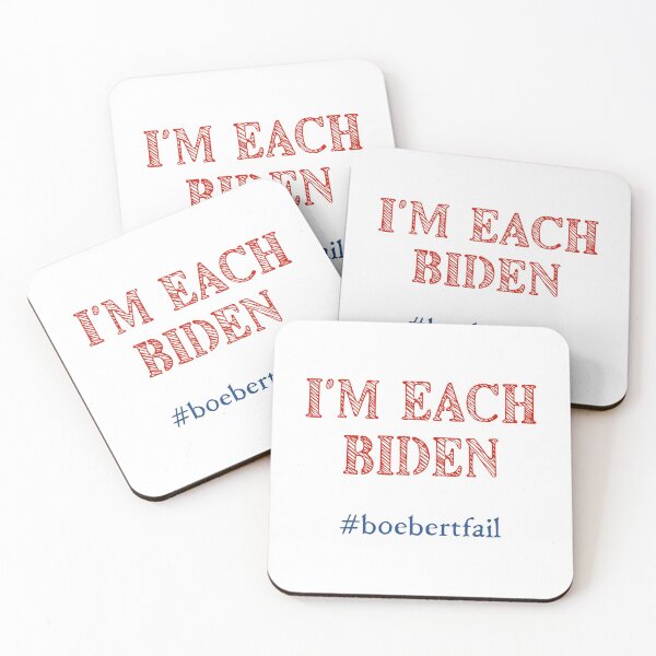 Item preview, I’m each Biden, imeach biden, funny Lauren Boebert parody humor  designed and sold by The Snarky  Psychologist.