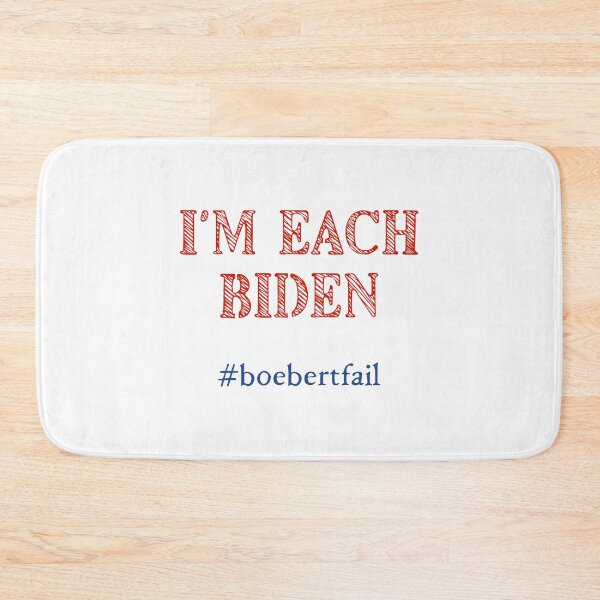 Item preview, I’m each Biden, imeach biden, funny Lauren Boebert parody humor  designed and sold by The Snarky  Psychologist.
