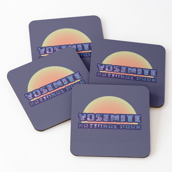 Item preview, Yosemite National Park Retro Text Logo designed and sold by spatiumnatura.