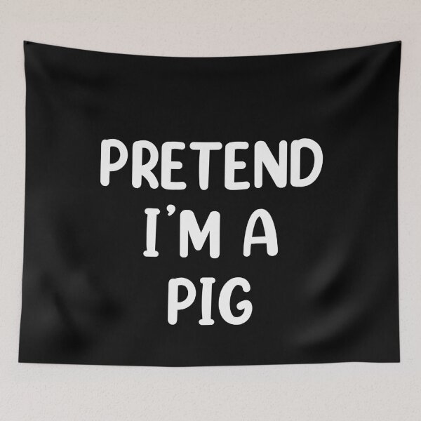 Item preview, Pretend I'm A Pig Costume Funny Halloween Party designed and sold by creativebrother.