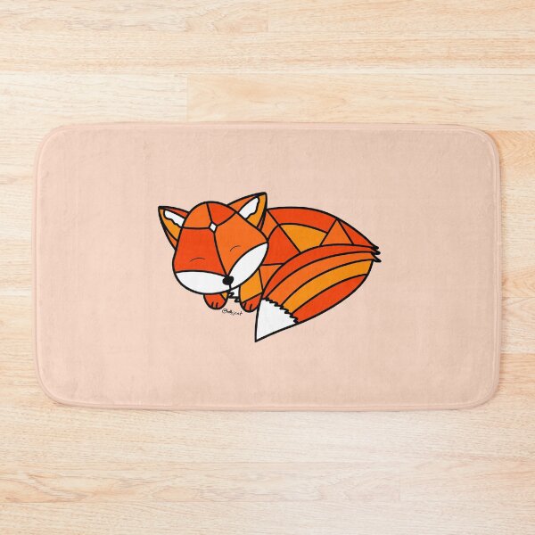 Item preview, Sleeping Fox Stained Glass designed and sold by HollyCat.