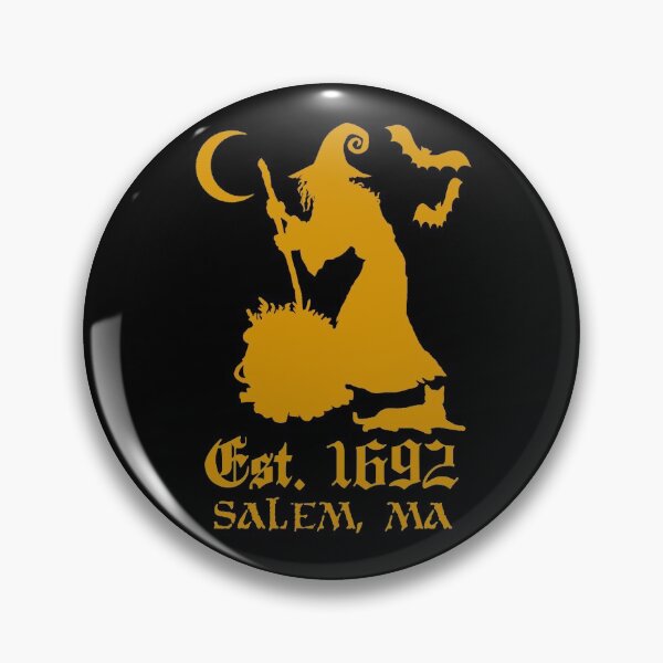 Item preview, Salem Massachusetts Est. 1692 - Halloween Witch (ORANGE) designed and sold by Occult Designs.