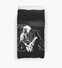 Bob Dylan Nobel Laureate ver.white Duvet Cover