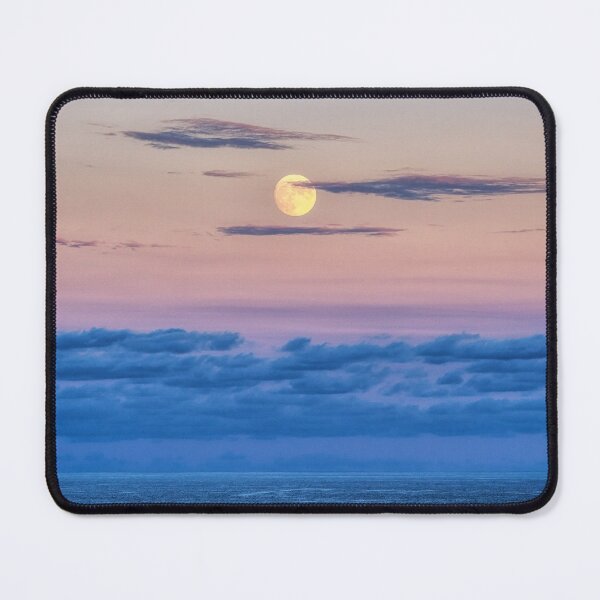 Item preview, Sunset lit full moon designed and sold by aaronchoi.