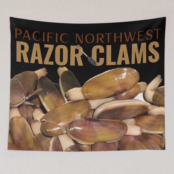 Item preview, Pacific Northwest Razor Clams from Ocean Shores, Washington State designed and sold by Sheila Pressley.
