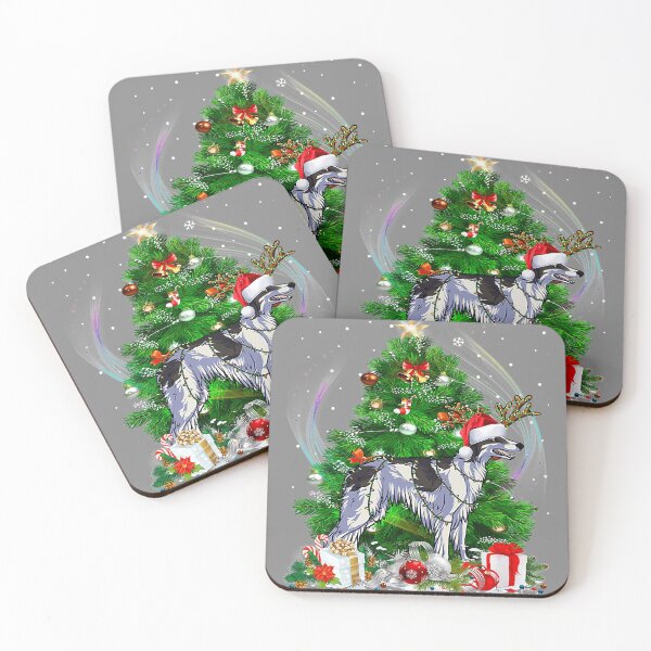 Item preview, Borzoi Christmas Tree Light Pajama Dog Xmas designed and sold by DyanStoy.