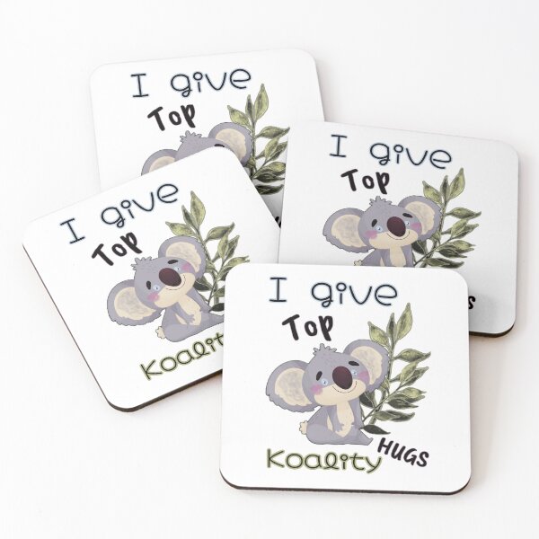 Item preview, I give top koality hugs | lover koalas designed and sold by NathBros.