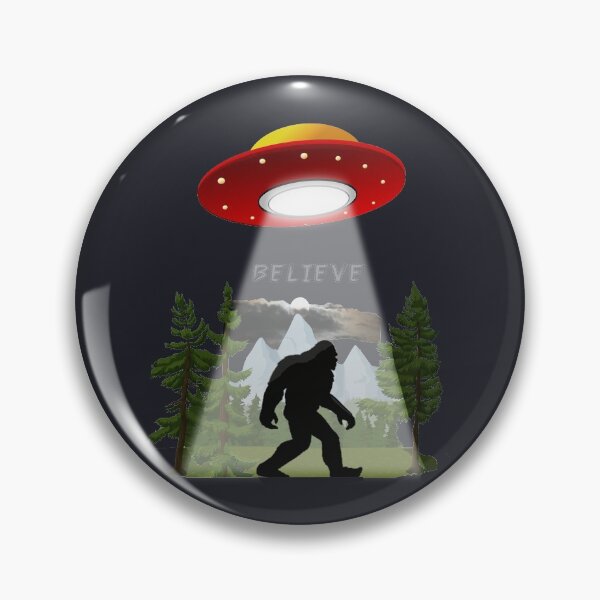 Item preview, Bigfoot Abducted by Space Alien Saucer designed and sold by checkertonetees.