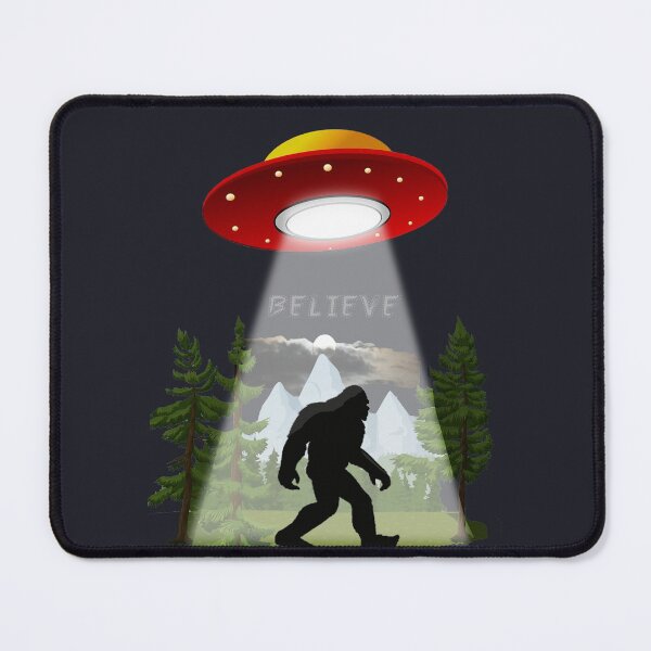 Item preview, Bigfoot Abducted by Space Alien Saucer designed and sold by checkertonetees.