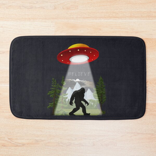 Item preview, Bigfoot Abducted by Space Alien Saucer designed and sold by checkertonetees.