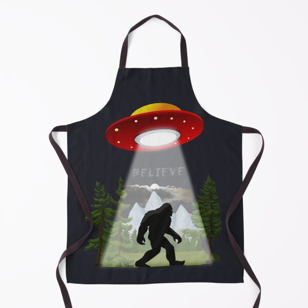 Item preview, Bigfoot Abducted by Space Alien Saucer designed and sold by checkertonetees.