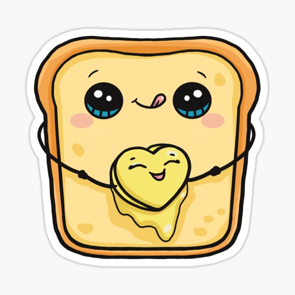 Toast and Butter - Kawaii Food Pair\