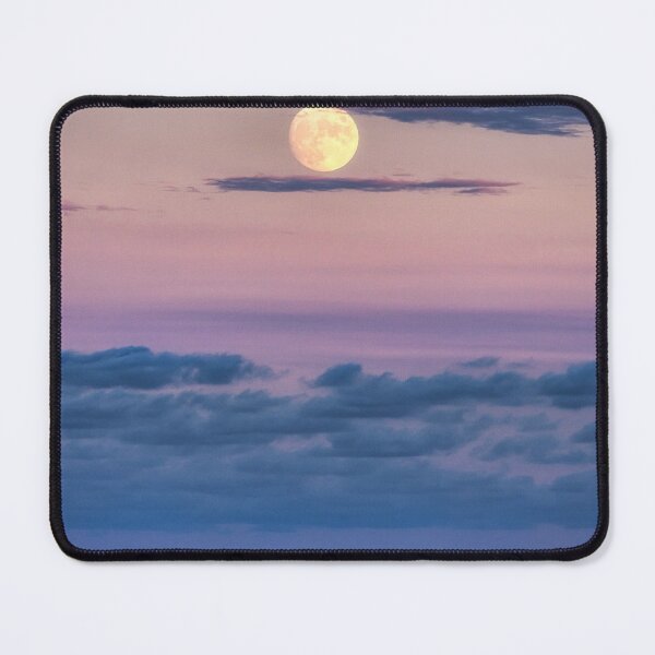 Item preview, Sunset lit full moon designed and sold by aaronchoi.