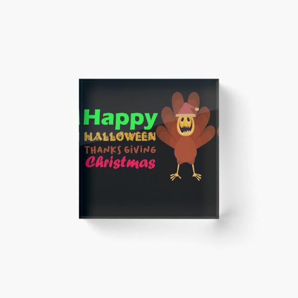 Item preview, Happy Hallothanksmas Halloween  designed and sold by Amirhal.